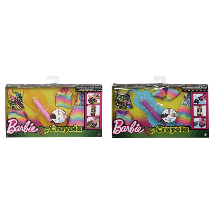 Кукла «Одежда-раскраска» для куклы Barbie с маркером и манекеном, МИКС