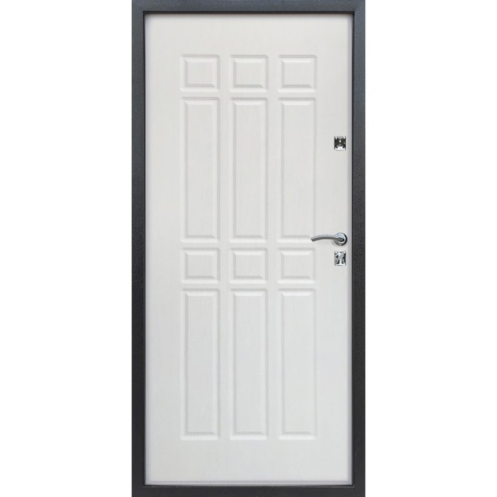 Дверь входная Сопрано Дуб Молочный 2050х860 (правая)