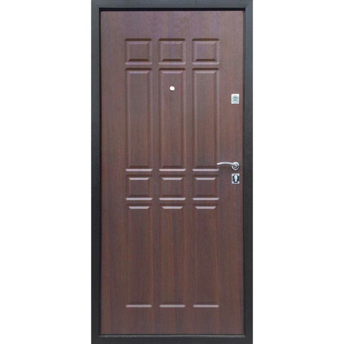 Дверь входная Сопрано Дуб Шоколадный 2050х960 (правая)