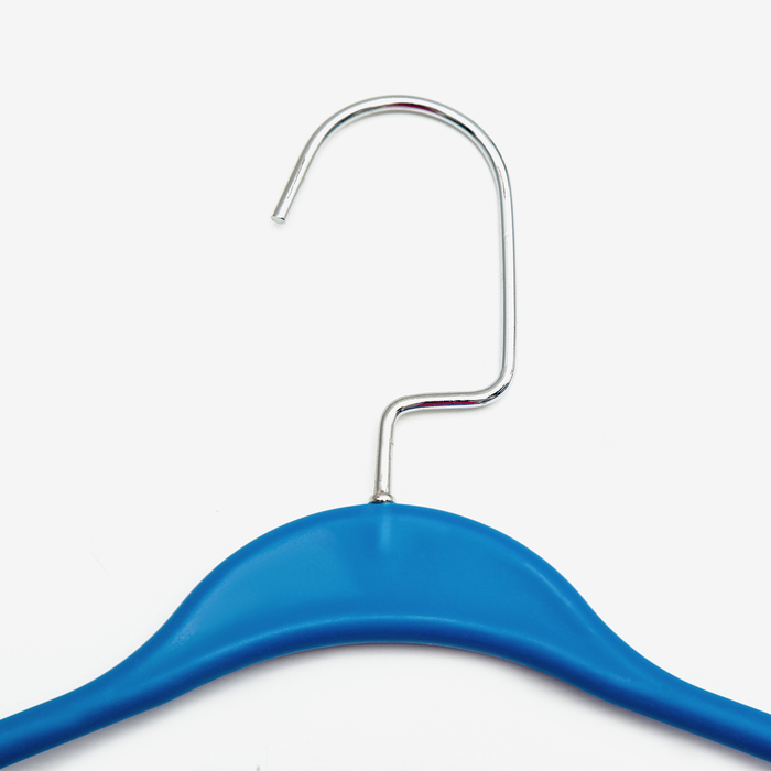 Вешалка-плечики 42х20х3,5 см гладкие, цвет синий