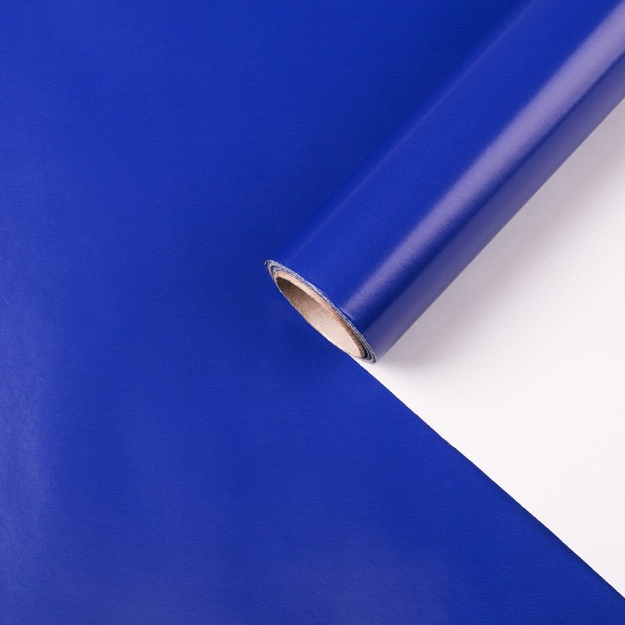 Бумага крафт, глубокий синий, 0,7 х 10 м