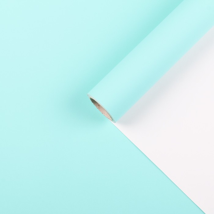 Бумага для декорирования, матовая, магическая мята, 0,7 х 10 м