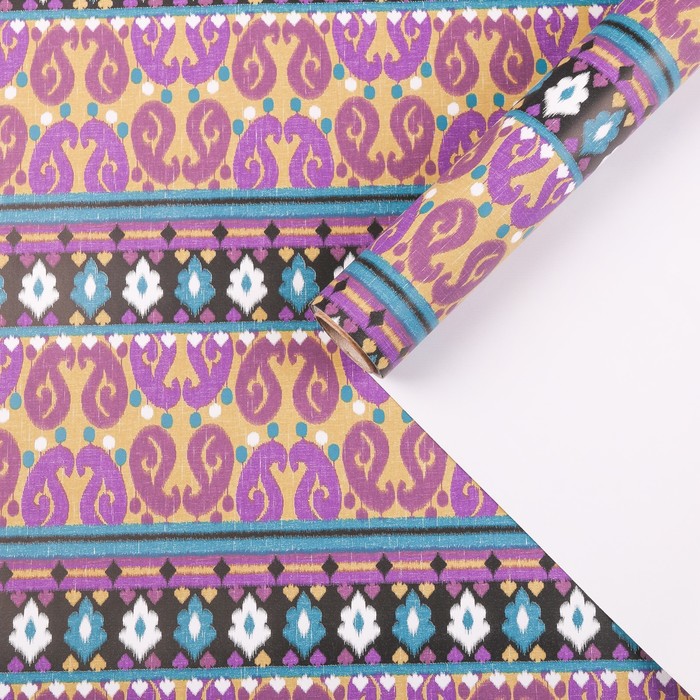 Бумага для декорирования крафт "Бейрут", бежевый, 0,7 х 10 м