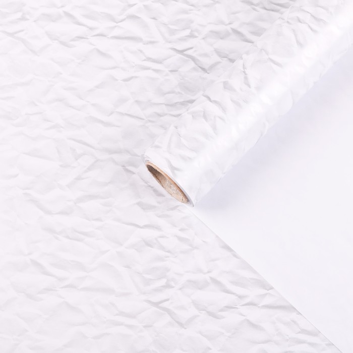 Бумага для декорирования, "Серебряный шум", 0,7 х 10 м