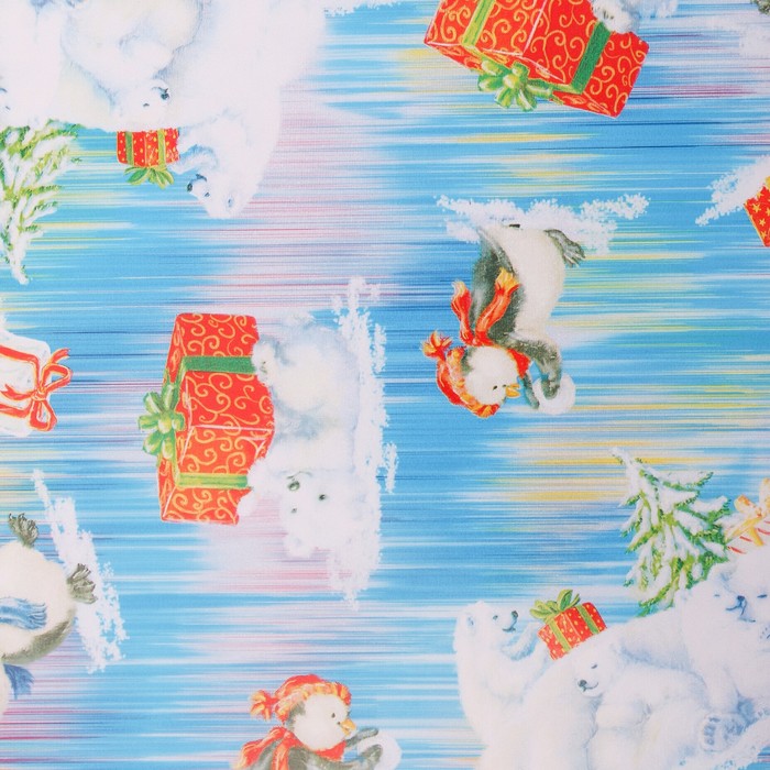 Бумага для декорирования, "Северное сияние", 0,7 х 10 м