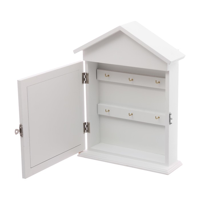 Ключница шкаф "Счастье быть дома", 30 х 22 см