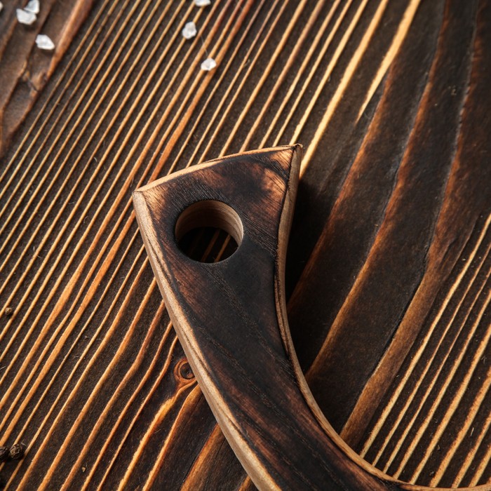 Доска авторская для подачи "Секира", массив ясеня, 40х20 см