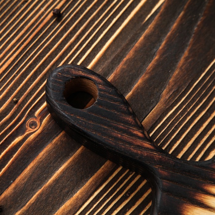 Доска авторская для подачи №8, массив ясеня, 25х20 см