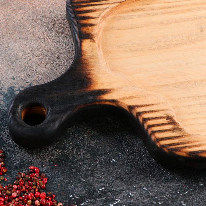 Доска для подачи "Рибай", массив ясеня, 35х20 см