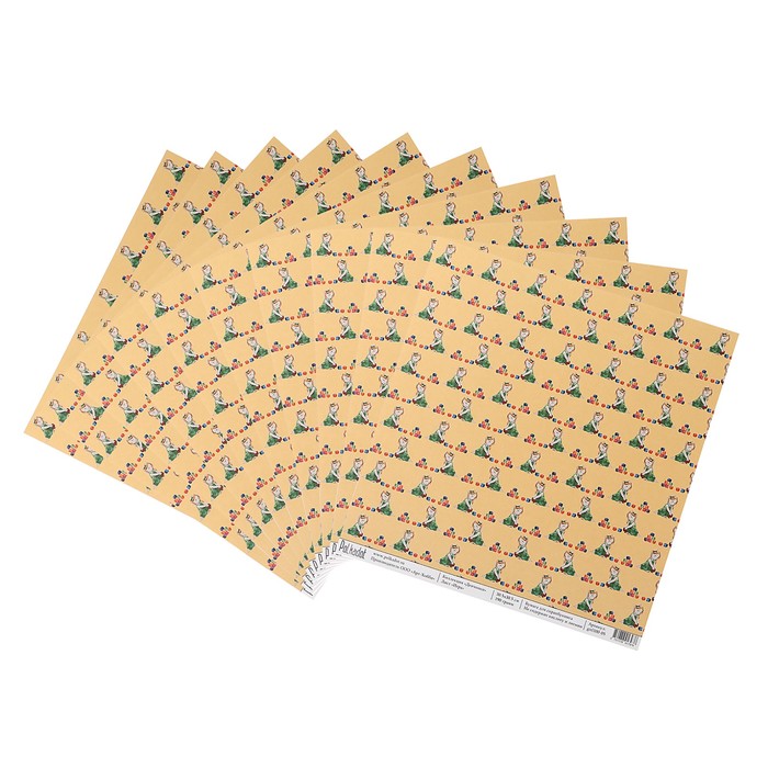 Бумага для скрапбукинга "Игра "Девчонки" 30.5х30.5 см, 190 гр/м2