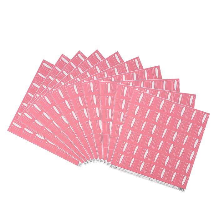 Бумага для скрапбукинга "Про лето "Мятное лето" 30.5х30.5 см, 190 гр/м2