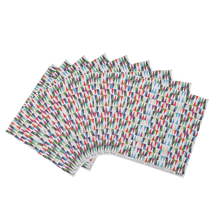 Бумага для скрапбукинга "Предвкушение "Щелкунчик" 30.5х30.5 см, 190 гр/м2