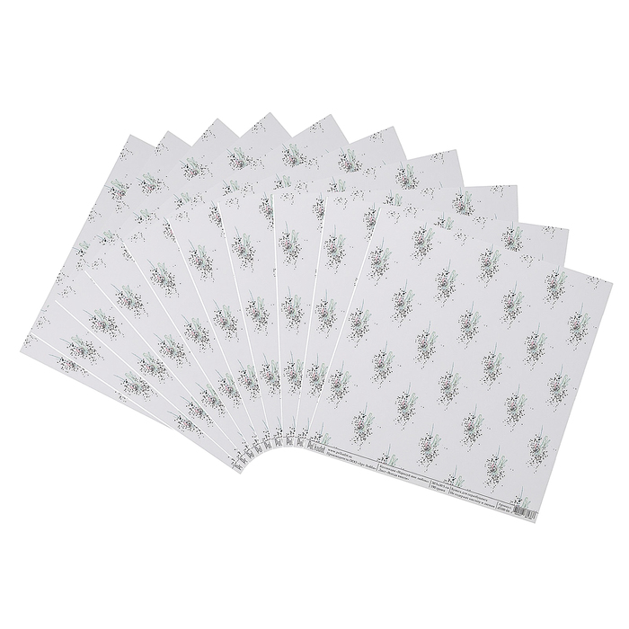 Бумага для скрапбукинга "Всегда вместе "Нарисуй мне любовь" 30.5х30.5 см, 190 гр/м2