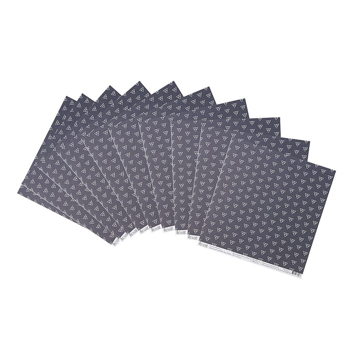 Бумага для скрапбукинга "Знаки "Ветер перемен" 30.5х30.5 см, 190 гр/м2