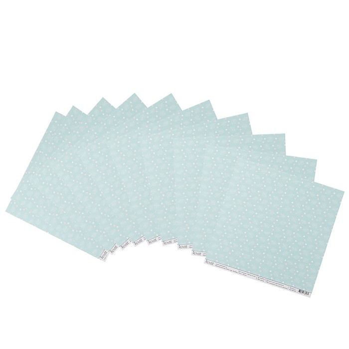 Бумага для скрапбукинга "Ёлка "Время чудес" 30.5х30.5 см, 190 гр/м2