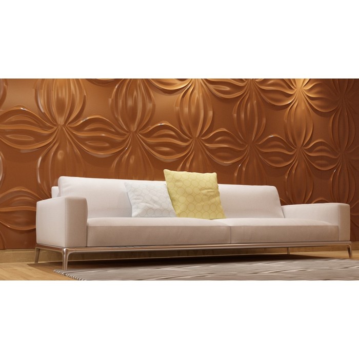 Гипсовая 3D панель Aster 700х700