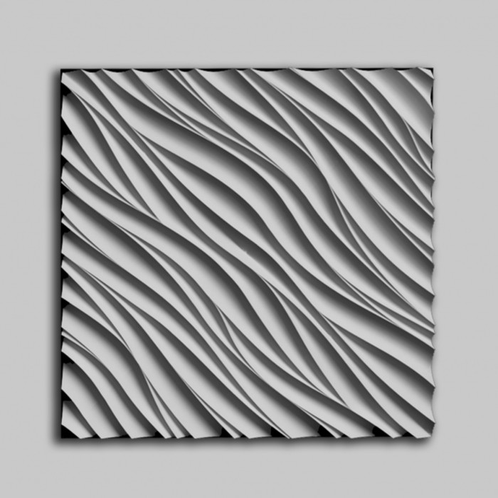 Гипсовая 3D панель Harmony 700х700