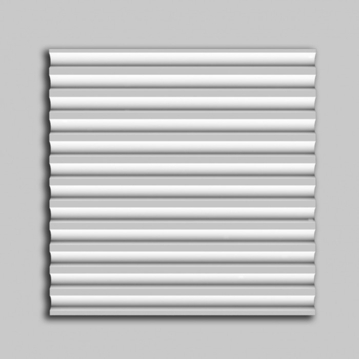 Гипсовая 3D панель Kannelure 700х700