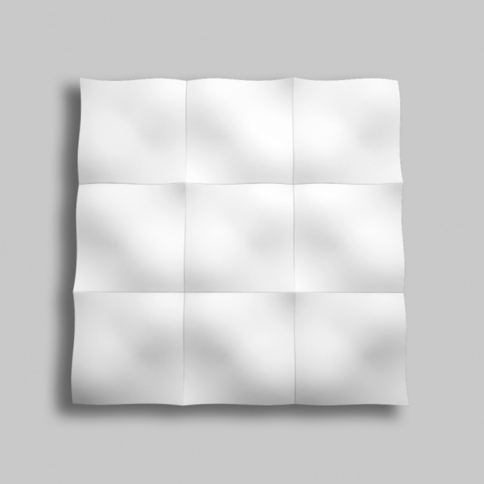 Гипсовая 3D панель Zefir 700х700