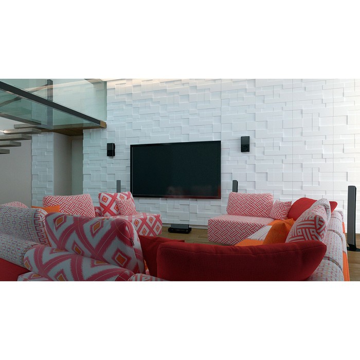 Гипсовая 3D панель Module 400х400