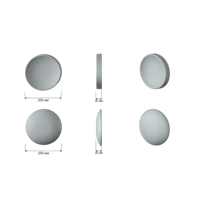 Мозаичная 3D панель Plate 200х200