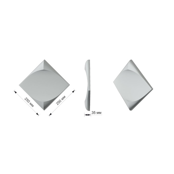 Мозаичная 3D панель Face 250х250