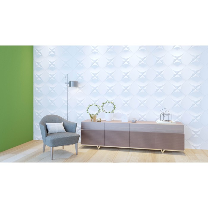 Мозаичная 3D панель Face 250х250