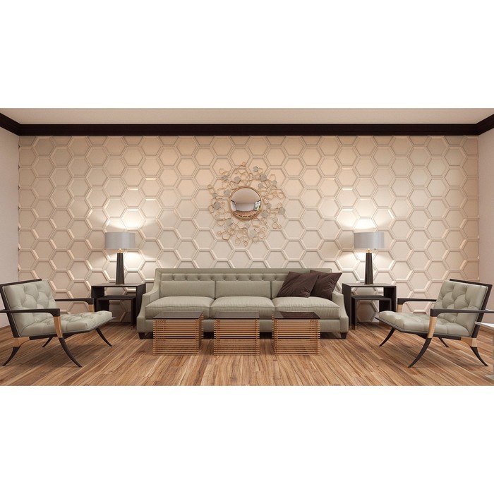 Мозаичная 3D панель Honey №12 200х230