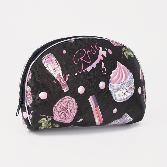 Набор косметичек 5 в 1 «Парфюм», отдел на молнии, цвет чёрный