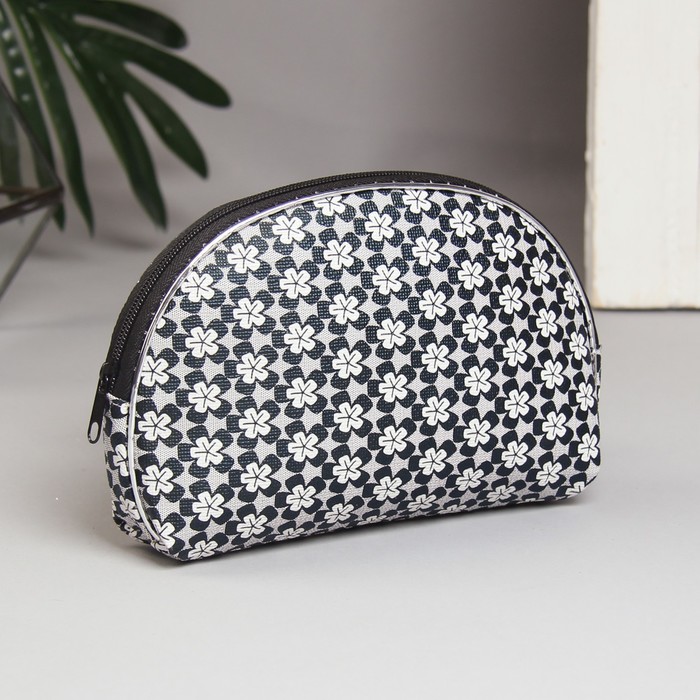 Набор косметичек 5 в 1 «Лютики», отдел на молнии, цвет чёрный