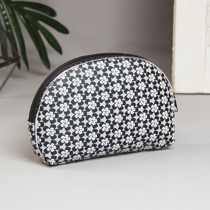 Набор косметичек 5 в 1 «Лютики», отдел на молнии, цвет чёрный