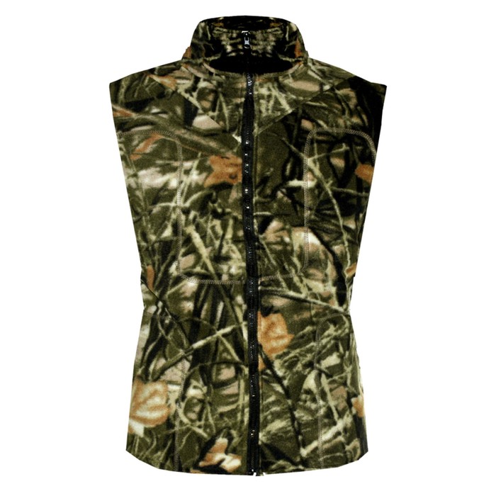 Жилет флисовый, с подогревом RedLaika RL-FH-03 "Камыш", 44-46, 7 - 26 ч, 5200 мАч