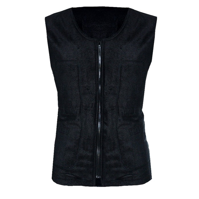 Жилет флисовый, с подогревом RedLaika RL-03, синий, 48-50, 2 USB модуля, без аккум