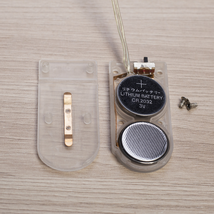 Фигура деревянная "Ёлка Веточки и Олени", 40х22х4 см, 2*AAА (не в компл.) 8 LED