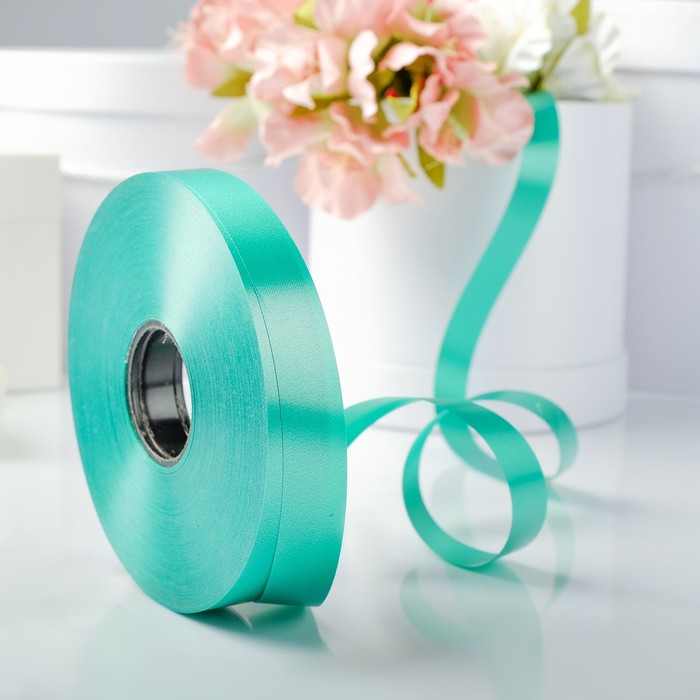 Лента декоративная "Сенсация", малахит, 19 мм х 100 м