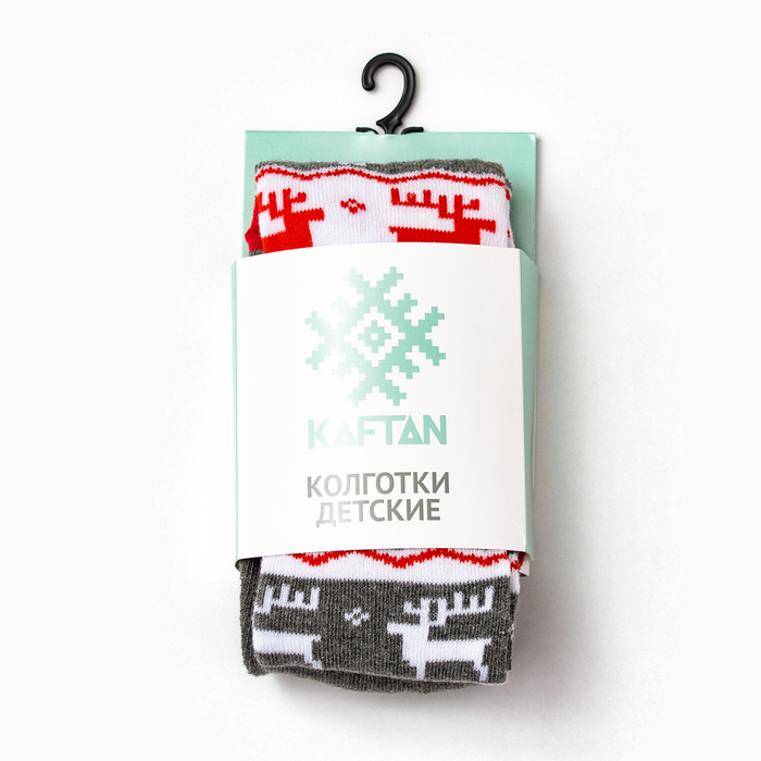 Колготки детские KAFTAN "Зимнии лес" 92-98 см, 2-3 года 80% хл, 17% п/а, 3%эл