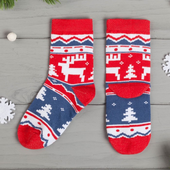 Носки детские KAFTAN "Скандинавский" 18-20 см, 7-9 ., 80% хл.,17% п/а, 3% эл.