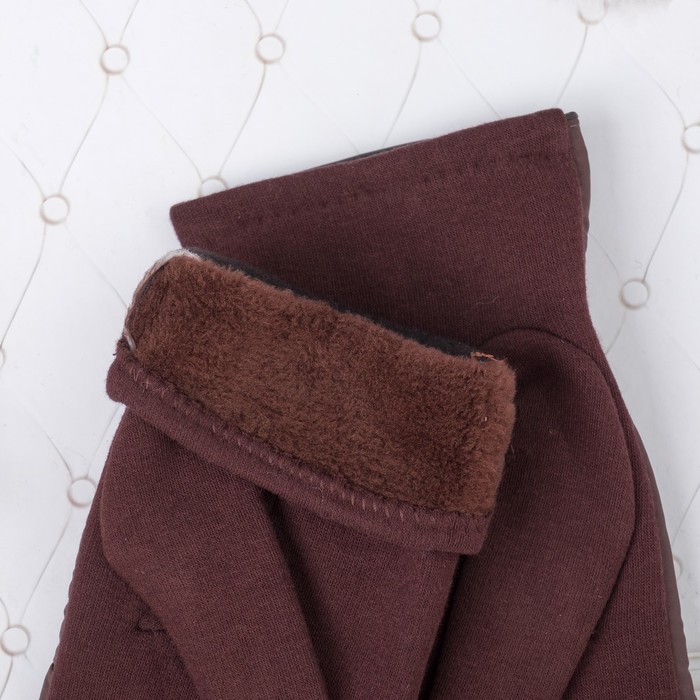 Перчатки мужские пмб3908 цвет коричневый, р-р 26-30