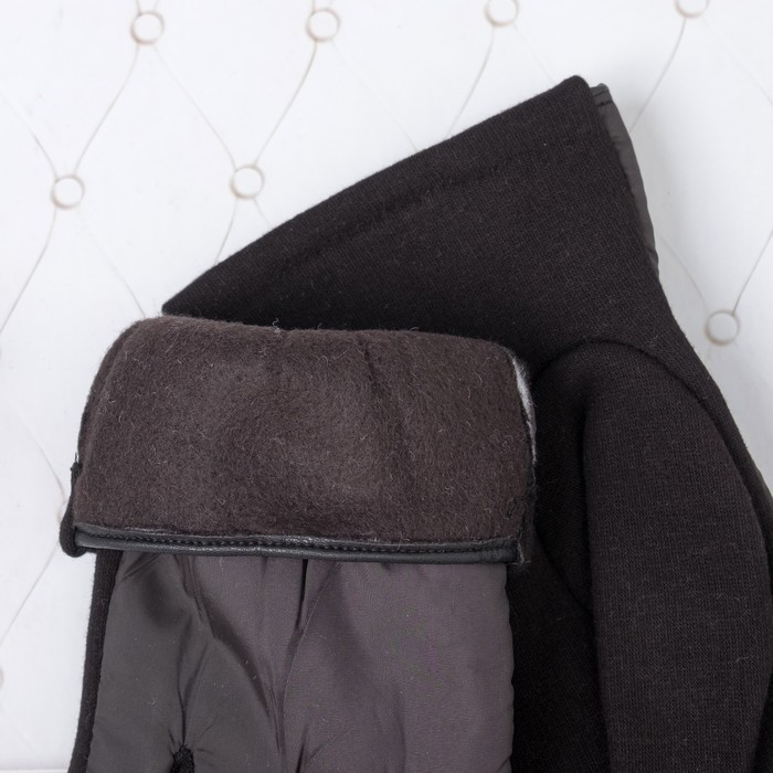 Перчатки мужские пмб3908 цвет чёрный, р-р 26-30