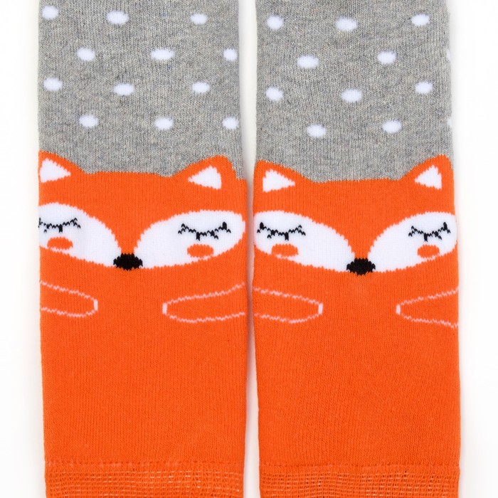 Леггинсы детские махр. KAFTAN "Лиса" 104-110 см, 4-5 лет 80% хл, 17% п/а,3%эл