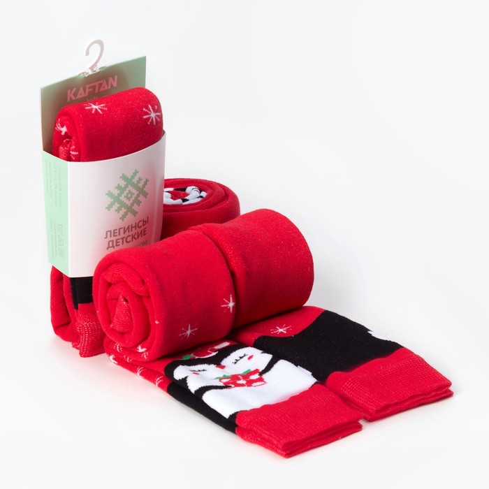 Леггинсы детские махр. KAFTAN "Пингвин" 104-110 см, 4-5 лет 80% хл, 17% п/а,3%эл