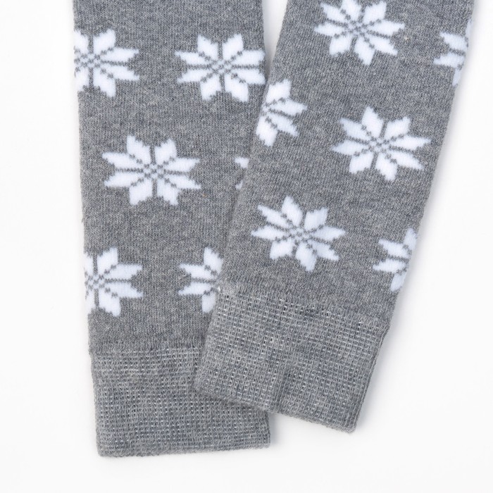 Леггинсы детские махр. KAFTAN "Новогодний"116-122 см, 6-7 лет 80% хл, 17% п/а,3%эл.