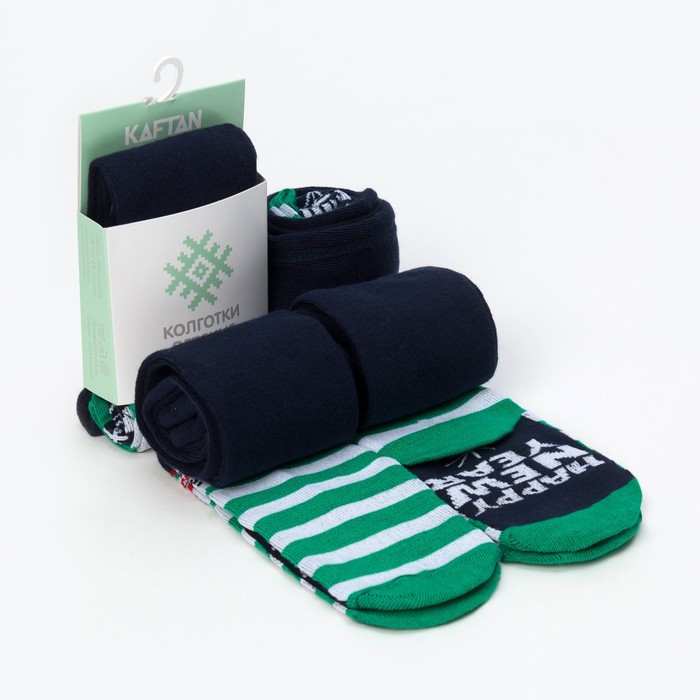 Колготки детские KAFTAN "Снеговичок" 116-122 см, 6-7 лет 80% хл, 17% п/а,3%эл.