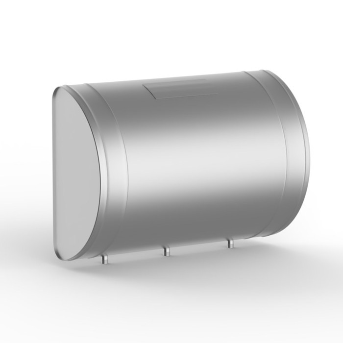 Бак для теплообменника 100 л, горизонтальный, нержавейка 0.8 мм (штуцер 3/4")