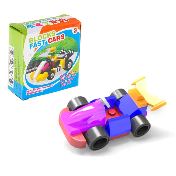 Конструктор «Супергонщик», 16 деталей, МИКС