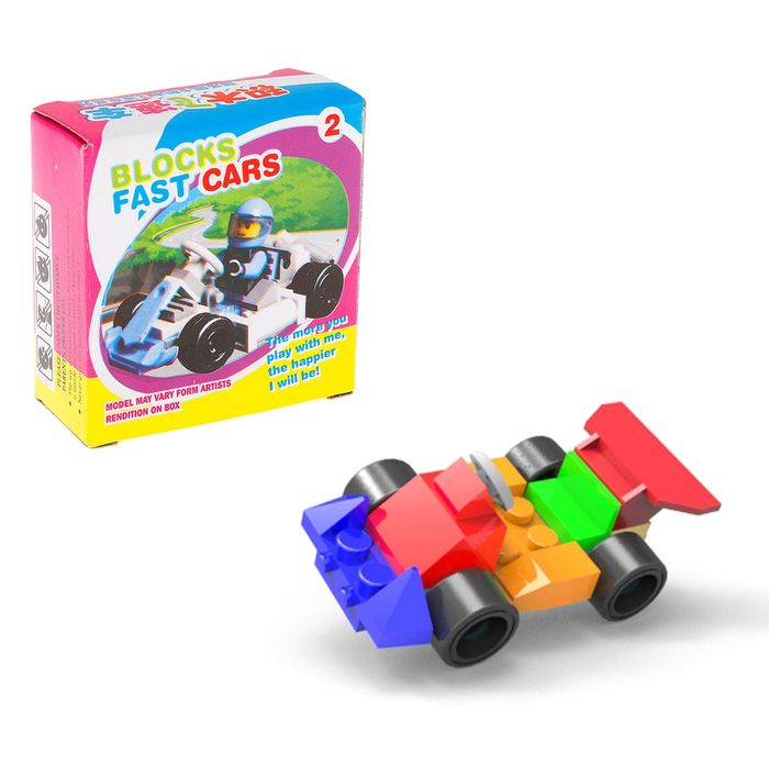 Конструктор «Супергонщик», 16 деталей, МИКС