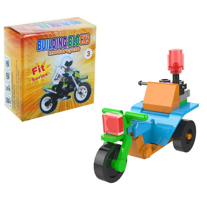 Конструктор «Мототранспорт», количество деталей 8-15, МИКС