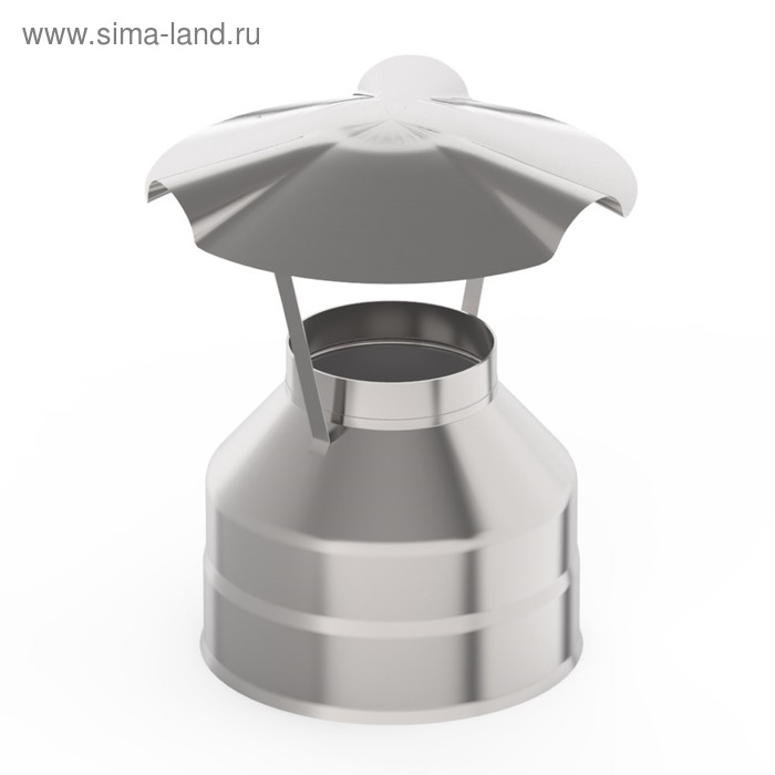 

Оголовок d 140 × 200 мм, нерж/оцинк, 0.5 мм/0.5 мм