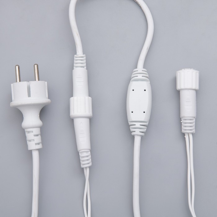 БАХРОМА уличная, УМС, Ш:3м, В:0.6м, Н.Б. 2W Каучук LED(IP65)-160-220V, ЗЕЛЕНЫЙ