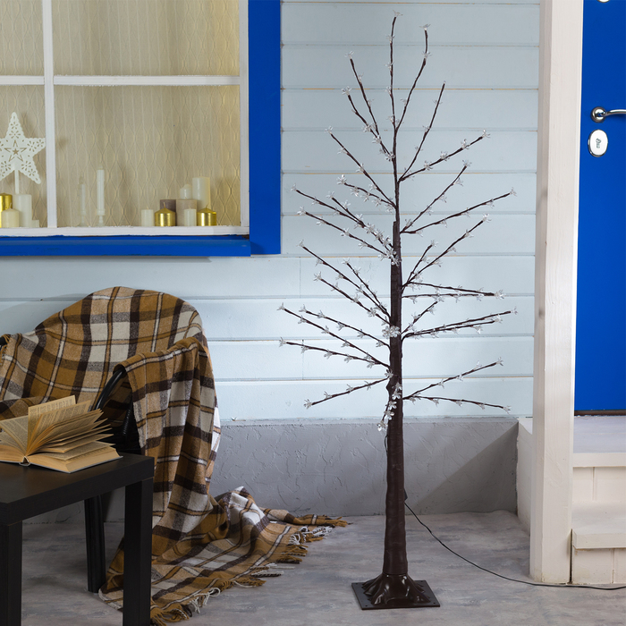 Дерево светодиодное улич. 1,2 м. "Ромашки", 160 LED, 220 В, RG/RB